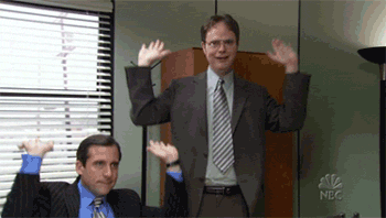 The Office celebration gif